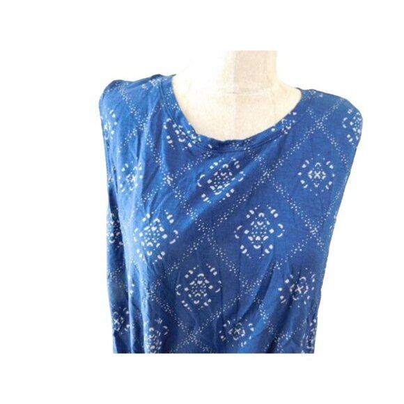 Lucky Brand Size XL Knit Tie Front Boho Casual Top - Picture 2 of 3